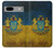 W3858 Ukraine Vintage Flag Funda Carcasa Case y Caso Del Tirón Funda para Google Pixel 7a