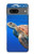 W3898 Sea Turtle Funda Carcasa Case y Caso Del Tirón Funda para Google Pixel 7a