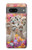 W3916 Alpaca Family Baby Alpaca Funda Carcasa Case y Caso Del Tirón Funda para Google Pixel 7a