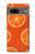 W3946 Seamless Orange Pattern Funda Carcasa Case y Caso Del Tirón Funda para Google Pixel 7a