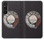 W0059 Retro Rotary Phone Dial On Funda Carcasa Case y Caso Del Tirón Funda para Sony Xperia 1 V