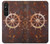 W2766 Ship Wheel Rusty Texture Funda Carcasa Case y Caso Del Tirón Funda para Sony Xperia 1 V