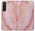 W3670 Blood Marble Funda Carcasa Case y Caso Del Tirón Funda para Sony Xperia 1 V