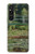 W3674 Claude Monet Footbridge and Water Lily Pool Funda Carcasa Case y Caso Del Tirón Funda para Sony Xperia 1 V
