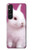 W3870 Cute Baby Bunny Funda Carcasa Case y Caso Del Tirón Funda para Sony Xperia 1 V