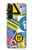 W3960 Safety Signs Sticker Collage Funda Carcasa Case y Caso Del Tirón Funda para Sony Xperia 1 V