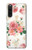 W1859 Rose Pattern Funda Carcasa Case y Caso Del Tirón Funda para Sony Xperia 10 V