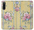 W2229 Vintage Flowers Funda Carcasa Case y Caso Del Tirón Funda para Sony Xperia 10 V