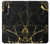 W2896 Gold Marble Graphic Printed Funda Carcasa Case y Caso Del Tirón Funda para Sony Xperia 10 V