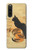 W3229 Vintage Cat Poster Funda Carcasa Case y Caso Del Tirón Funda para Sony Xperia 10 V