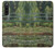 W3674 Claude Monet Footbridge and Water Lily Pool Funda Carcasa Case y Caso Del Tirón Funda para Sony Xperia 10 V