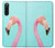 W3708 Pink Flamingo Funda Carcasa Case y Caso Del Tirón Funda para Sony Xperia 10 V