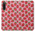 W3719 Strawberry Pattern Funda Carcasa Case y Caso Del Tirón Funda para Sony Xperia 10 V