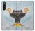 W3843 Bald Eagle On Ice Funda Carcasa Case y Caso Del Tirón Funda para Sony Xperia 10 V