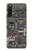 W3944 Overhead Panel Cockpit Funda Carcasa Case y Caso Del Tirón Funda para Sony Xperia 10 V