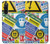 W3960 Safety Signs Sticker Collage Funda Carcasa Case y Caso Del Tirón Funda para Sony Xperia 10 V