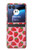 W3719 Strawberry Pattern Funda Carcasa Case y Caso Del Tirón Funda para Motorola Razr 40 Ultra
