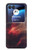 W3897 Red Nebula Space Funda Carcasa Case y Caso Del Tirón Funda para Motorola Razr 40 Ultra