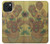 W0214 Van Gogh Vase Fifteen Sunflowers Funda Carcasa Case y Caso Del Tirón Funda para iPhone 15
