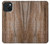 W0599 Wood Graphic Printed Funda Carcasa Case y Caso Del Tirón Funda para iPhone 15