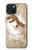 W2372 T-Rex Jurassic Fossil Funda Carcasa Case y Caso Del Tirón Funda para iPhone 15