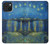 W3336 Van Gogh Starry Night Over the Rhone Funda Carcasa Case y Caso Del Tirón Funda para iPhone 15