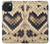 W3417 Diamond Rattle Snake Graphic Print Funda Carcasa Case y Caso Del Tirón Funda para iPhone 15