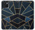 W3479 Navy Blue Graphic Art Funda Carcasa Case y Caso Del Tirón Funda para iPhone 15