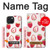 W3481 Strawberry Funda Carcasa Case y Caso Del Tirón Funda para iPhone 15