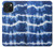W3671 Blue Tie Dye Funda Carcasa Case y Caso Del Tirón Funda para iPhone 15