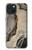 W3700 Marble Gold Graphic Printed Funda Carcasa Case y Caso Del Tirón Funda para iPhone 15