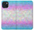 W3747 Trans Flag Polygon Funda Carcasa Case y Caso Del Tirón Funda para iPhone 15