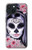W3821 Sugar Skull Steam Punk Girl Gothic Funda Carcasa Case y Caso Del Tirón Funda para iPhone 15