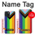 W3846 Pride Flag LGBT Funda Carcasa Case y Caso Del Tirón Funda para iPhone 15