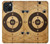 W3894 Paper Gun Shooting Target Funda Carcasa Case y Caso Del Tirón Funda para iPhone 15