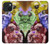 W3914 Colorful Nebula Astronaut Suit Galaxy Funda Carcasa Case y Caso Del Tirón Funda para iPhone 15
