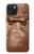 W3940 Leather Mad Face Graphic Paint Funda Carcasa Case y Caso Del Tirón Funda para iPhone 15