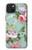 W2178 Flower Floral Art Painting Funda Carcasa Case y Caso Del Tirón Funda para iPhone 15 Plus