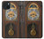 W3173 Grandfather Clock Antique Wall Clock Funda Carcasa Case y Caso Del Tirón Funda para iPhone 15 Plus