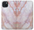 W3482 Soft Pink Marble Graphic Print Funda Carcasa Case y Caso Del Tirón Funda para iPhone 15 Plus