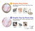 W3482 Soft Pink Marble Graphic Print Funda Carcasa Case y Caso Del Tirón Funda para iPhone 15 Plus
