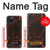 W3696 Lava Magma Funda Carcasa Case y Caso Del Tirón Funda para iPhone 15 Plus