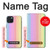 W3849 Colorful Vertical Colors Funda Carcasa Case y Caso Del Tirón Funda para iPhone 15 Plus