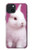 W3870 Cute Baby Bunny Funda Carcasa Case y Caso Del Tirón Funda para iPhone 15 Plus