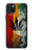 W3890 Reggae Rasta Flag Smoke Funda Carcasa Case y Caso Del Tirón Funda para iPhone 15 Plus