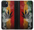 W3890 Reggae Rasta Flag Smoke Funda Carcasa Case y Caso Del Tirón Funda para iPhone 15 Plus