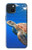 W3898 Sea Turtle Funda Carcasa Case y Caso Del Tirón Funda para iPhone 15 Plus