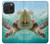 W1377 Ocean Sea Turtle Funda Carcasa Case y Caso Del Tirón Funda para iPhone 15 Pro