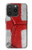 W3316 England Flag Vintage Football Graphic Funda Carcasa Case y Caso Del Tirón Funda para iPhone 15 Pro