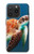 W3497 Green Sea Turtle Funda Carcasa Case y Caso Del Tirón Funda para iPhone 15 Pro